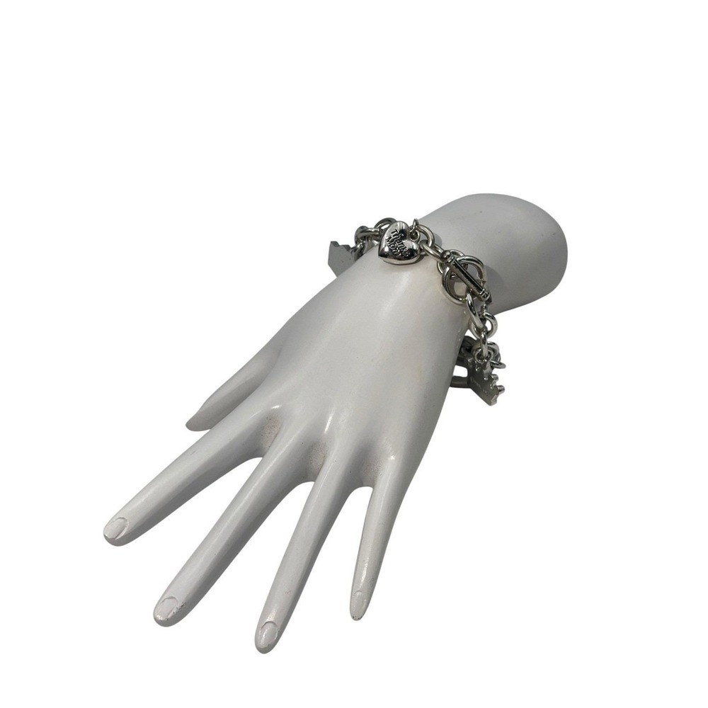 Vintage‎ Silver Tone Signed Hallmark 'Thanks Mom' Many Hats 8" Charm Bracelet